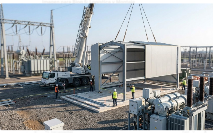 Montaje de Alta Precisión: El desafío de ensamblar en subestaciones en servicio